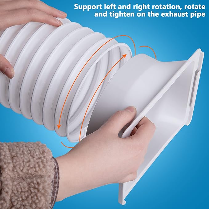5.9 Inch Portable Air Conditioner Exhaust Hose Coupler Mobile Air Conditioning Accessories for AC Exhaust hose coupler