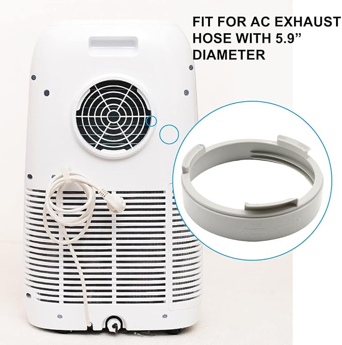 5.9 inch Portable Air Conditioner Exhaust Hose Coupler Window Adapter A/C Connector, Suit for Air Conditioning, alternate