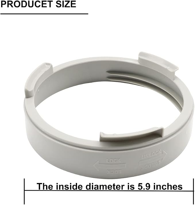 5.9 inch Portable Air Conditioner Exhaust Hose Coupler Window Adapter A/C Connector, Suit for Air Conditioning, alternate