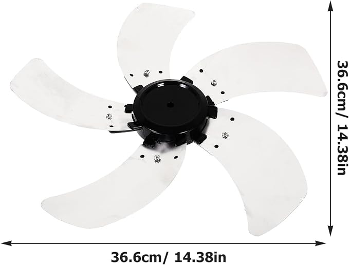 5 Floor Fan Blade Universal Fan Blades Table Repair Part Outdoor Leaves Pedestal s Vertical Oscillating White Leaf Ceiling