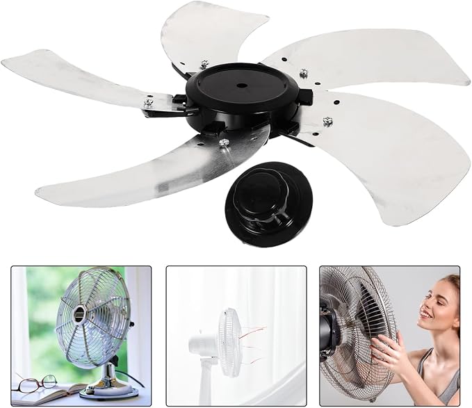 5 Floor Fan Blade Universal Fan Blades Table Repair Part Outdoor Leaves Pedestal s Vertical Oscillating White Leaf Ceiling
