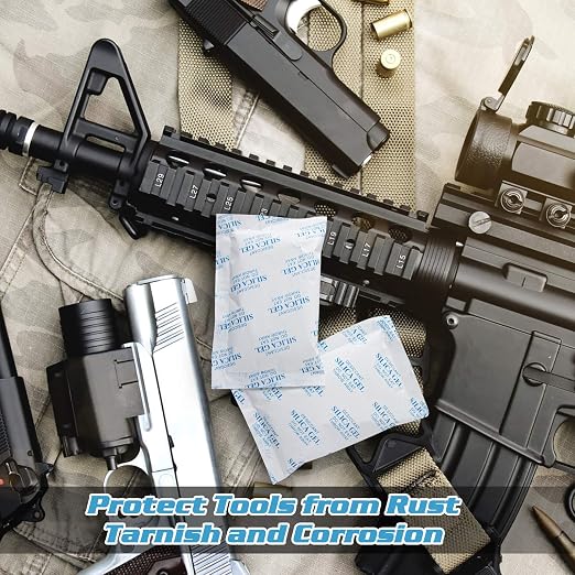 5 Gram(200Packs) Food Grade Silica Gel Packs Dessicant Packets for Moisture Control,Cobalt Chloride Free Moisture Absorbers