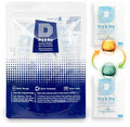 5 Gram [35 Packets] Premium Pure & Safe Orange Indicating Silica Gel Packets Desiccant Dehumidifiers - Food Safe