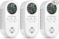 5-in-1 Carbon Monoxide Detectors, Natural Gas Leak Detector, Plug-in & Battery Backup Co Detector, HD Digital Display, CO Gas