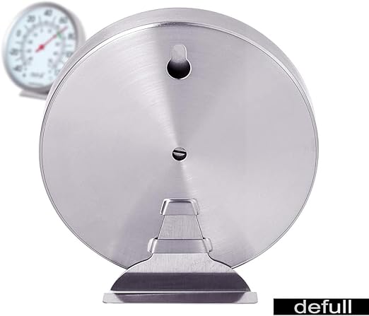 5" Large Dial Indoor Outdoor Thermometer - Battery-Free, Dual Scale -40°F to 120°F / -40°C to 50°C, alternate product view 4