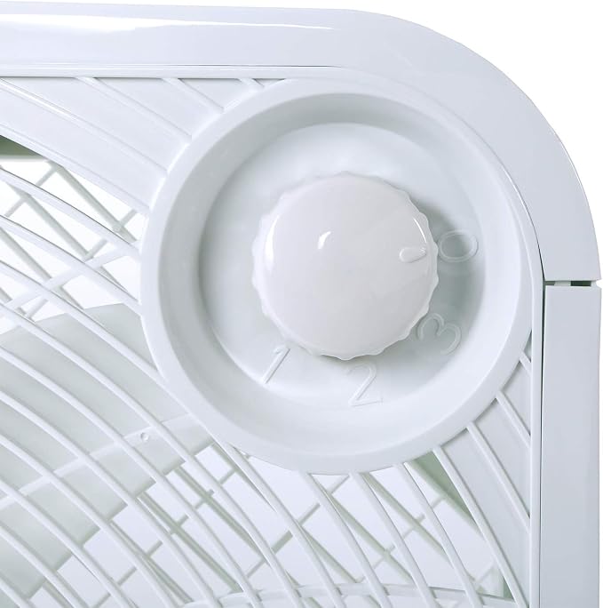 5 Pack Floor Box Fan, 3 Speed Powerful & Quiet Cooling, Classic, 20" 5 Pack White, alternate product view 9