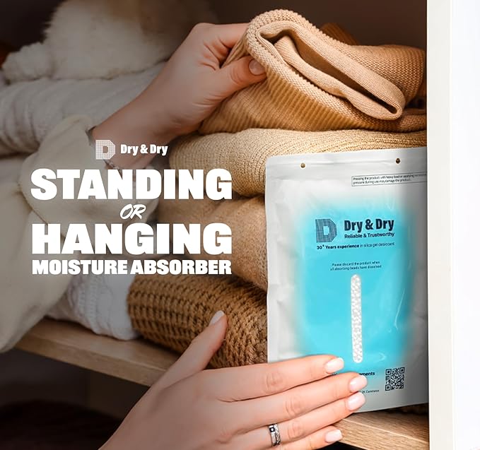 5 Packs Hybrid Moisture Absorbers & Musty Odor Eliminator Dehumidifier to Control Excess Moisture for Basements, alternate
