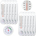5 Pcs Indoor Outdoor Wall Thermometer Humidity Meter Vertical Thermometer and Hygrometer Wireless Temperature Humidity Gauge