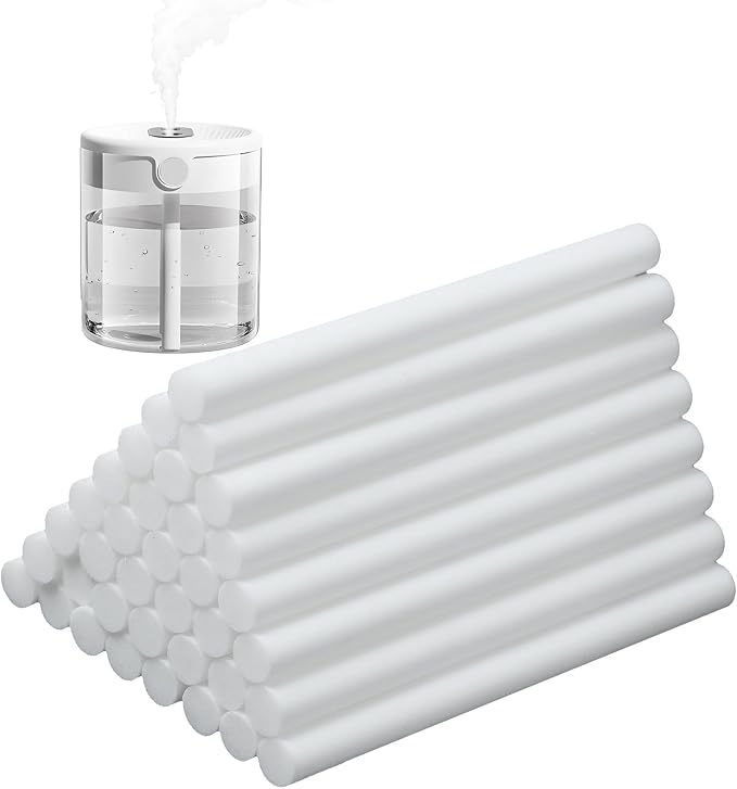 50 Pcs Humidifier Stick Filter Refill, Travel Air Diffuser Pure Wick, Mini Humidifier Filters Sticks Car Filters Replacement