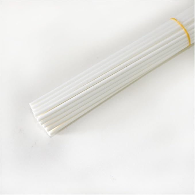 50 Pieces Fiber Reed Diffuser Replacement Refill Sticks for Aroma Fragrance (White, 12" x4mm), alternate product view 5