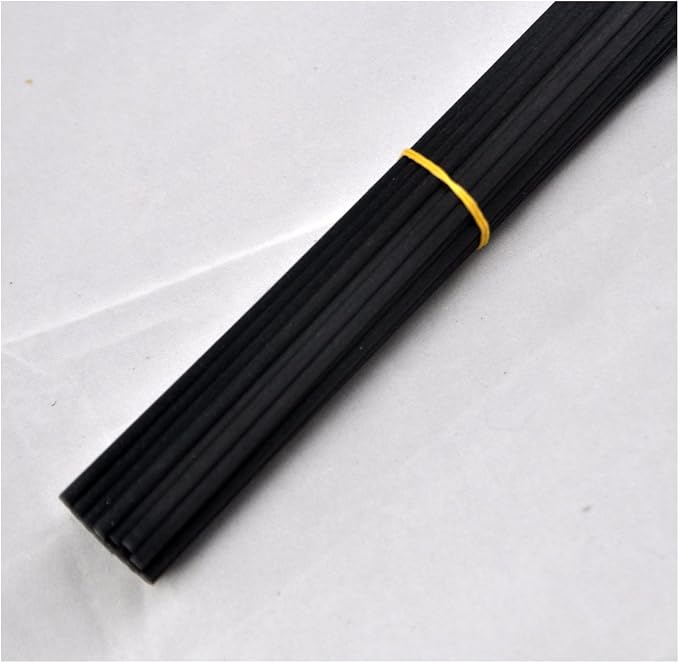 50 Pieces Fiber Reed Diffuser Replacement Refill Sticks for Aroma Fragrance (Black, 12" x3.5mm), alternate product view 3