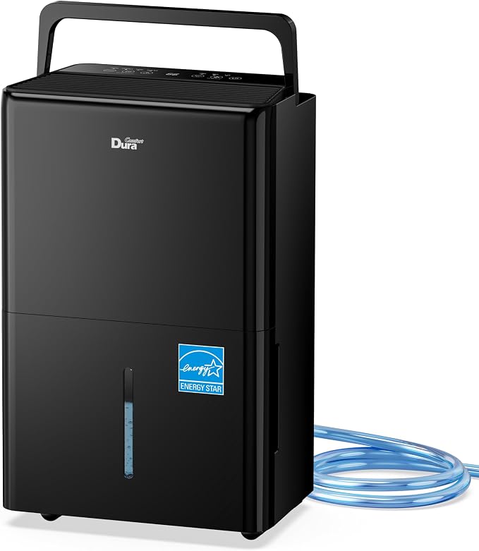 50 Pint Dehumidifier, Built-in Pump, 4500 Sq Ft Coverage, Energy Star, Black, product image