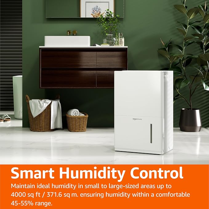 50-Pint Large Dehumidifier with Humidity Control, Timer, Auto-Defrost, Overflow Protection, Energy Star Certified, alternate