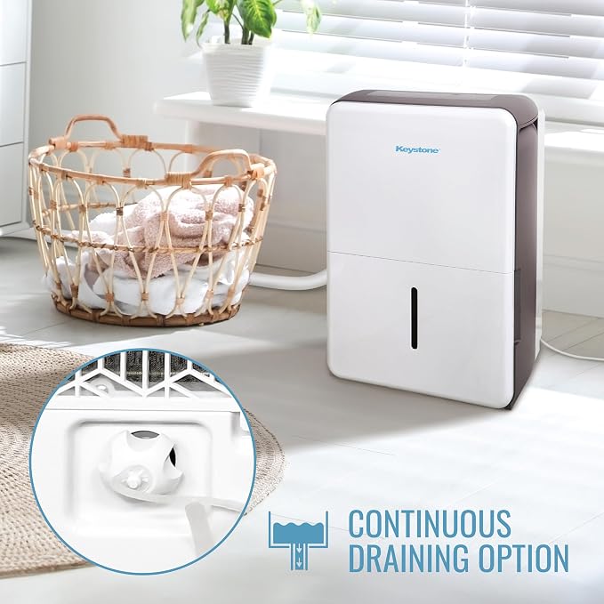 50-Pint Portable Dehumidifier for Basement, Garage, Living Room, and Extra Large Rooms up to 4,500 Sq.Ft., 115V, alternate