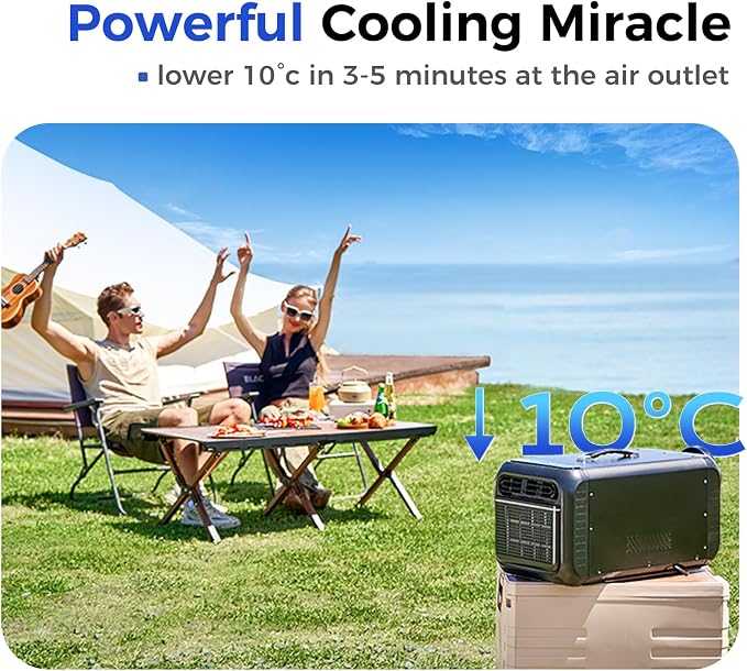 5000 BTU Portable Tent Air Conditioner for Camping, RV, Truck, Fishing,Small Room and Pet.Compact Outdoor or Indoor AC Unit