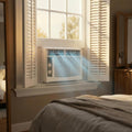 5000 BTU Window Air Conditioner, Energy Efficient Mechanical AC Unit, Cools up to 250 Sq. Ft, Built-in Dehumidifier & 2-Speed