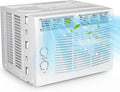 5000 BTU Window Air Conditioner Unit - Cools Rooms Up to 150 Sq.Ft., Low Noise and Energy Efficient, for Bedroom, Office