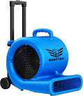 5000 CFM 1HP Air Mover Blower Fan, Floor Blower Dryer - Timer for Industria, 3 Speeds, 4 Adjustable Angles, Handle Wheelkit