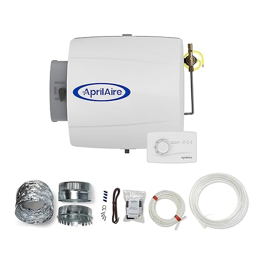 500M 12-gal. Whole-House Small Bypass Evaporative Humidifier with Manual Control for up to 3,600 sq. ft., product image