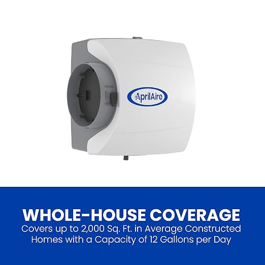 500M 12-gal. Whole-House Small Bypass Evaporative Humidifier with Manual Control for up to 3,600 sq. ft., alternate product