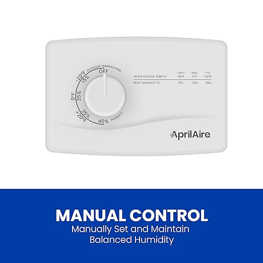 500M 12-gal. Whole-House Small Bypass Evaporative Humidifier with Manual Control for up to 3,600 sq. ft., alternate product