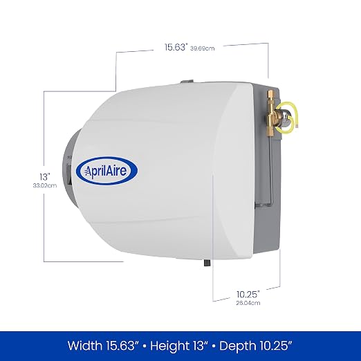 500M 12-gal. Whole-House Small Bypass Evaporative Humidifier with Manual Control for up to 3,600 sq. ft., alternate product
