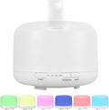 500ml Premium Essential Oil Diffuser,Quiet 4-in-1 Ultrasonic Aromatherapy Humidifier,7 Color LED Lights,with Adjustable