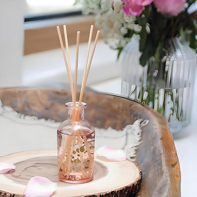 50PCS Natural Fiber Reed Diffuser Sticks 12 Inch Long 4mm Diameter Strong Absorption Refill Replacement Reeds for Diffuser