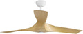 52 Inch Ceiling Fan No Light, 3 Blades Ceiling Fans Without Light, Low Profile Downrod Mount Ceiling Fans with Remote, for