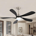 52 Inch Ceiling Fan with Light and Remote Control, 6-Speed Reversible Quiet DC Motor, 3 Color Temperatures LED Light, 3 Timer