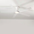 52 inch Ceiling Fans with Lights, Large Air Volume Ceiling Fans with Reversible Quiet DC Motor and Remote(White), product