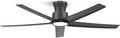 52 inch Ceiling Fans with Lights, Large Air Volume Ceiling Fans with Reversible Quiet DC Motor and Remote(Black)