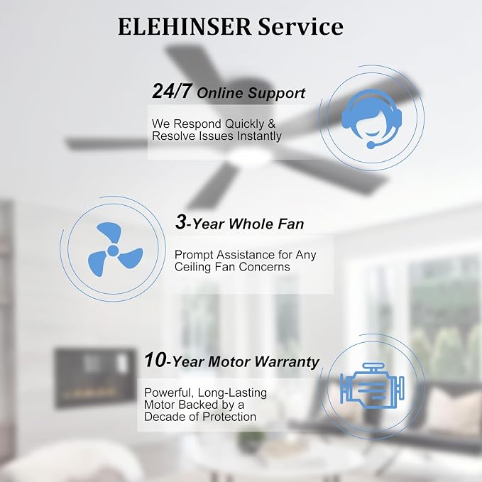 52 Inch Flush Mount Ceiling Fan with Lights, Low Profile Modern Ceiling Fan with Remote, Quiet DC Motor, 6-Speed, 3CCT,Timer