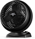 52 Whole Room Air Circulator Fan with 3 Speeds, Black in Black.