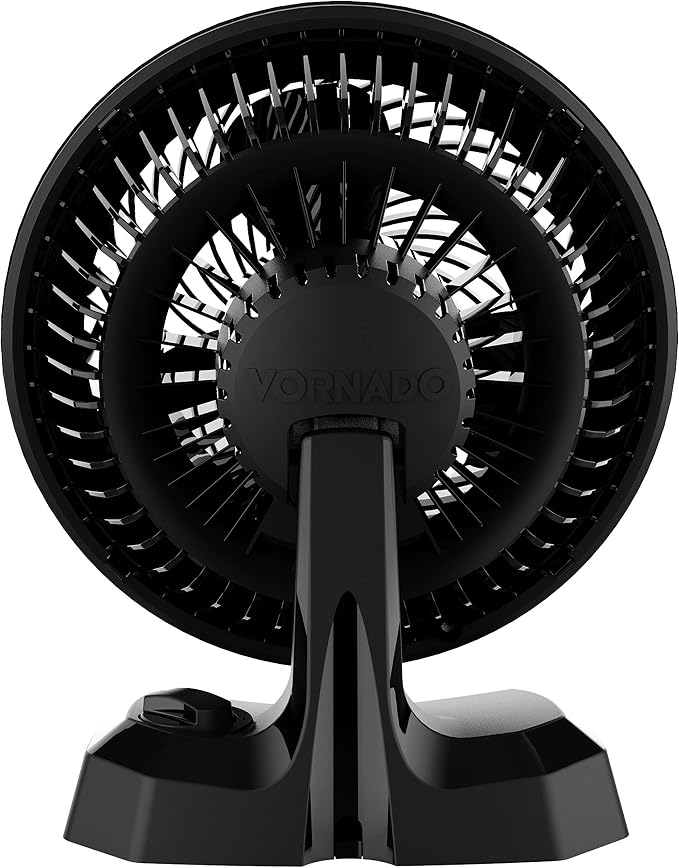 52 Whole Room Air Circulator Fan with 3 Speeds, Black in Black., alternate view 5