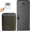 53000 BTU Ducted Central Air Conditioner with Heater & Inverter, 17 SEER2 5 Ton Split AC Unit System with Multi-Position Air