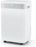 54 Pints Dehumidifier for Basement, 4500 Sq.Ft Dehumidifier with 3 Modes, LED Display, 3-Color Indicator Light, 24H Timer