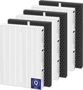 5510 5520 HEPA Air Purifier Filter Q Replacement for 5510 5520 Plasmawave Air Purifier H13 True HEPA Carbon Filter,#