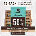 58% Two-Way Humidity Control Packs For Storing 1 oz – Size 8 – 10 Pack – Moisture Absorbers for Small Storage