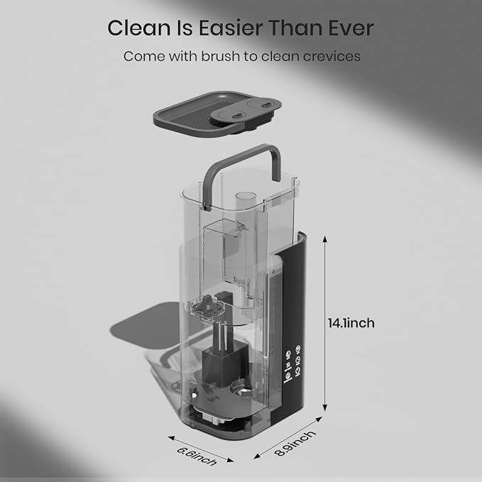 5L Smart Air Humidifiers for Bedroom with Essential Oils, Top Fill 50H Runtime Cool Mist Large Humidifiers for Home Bedroom