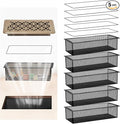 5Pack Floor Vent Screen Net 4''x14'', Floor Air Vent Cover Screen for Home Air Vent Filters, Floor Vent Mesh