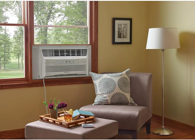 6,000 BTU Window Air Conditioner and Dehumidifier, 115V, Window AC Unit for Small Rooms up to 250 Sq. Ft., Apartment, and