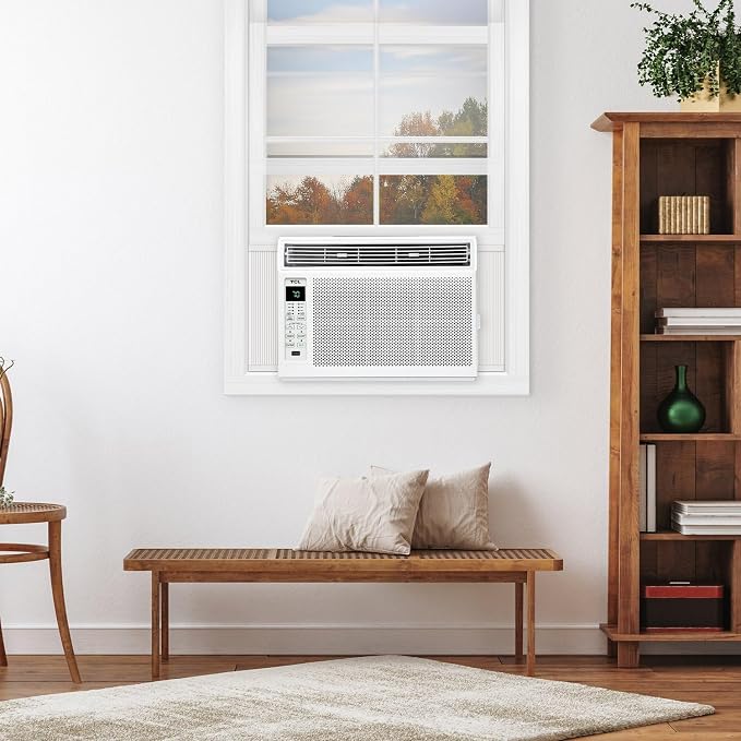 6,000 BTU Window Air Conditioner, Fan & Dehumidifier, 250 Sq. Ft., Remote Control, Easy-to-Use, Reusable Filter - H6W23W