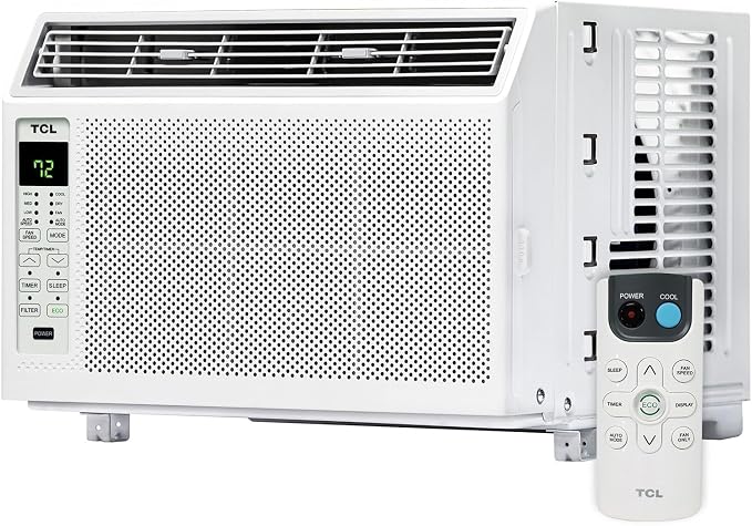 6,000 BTU Window Air Conditioner, Fan & Dehumidifier, 250 Sq. Ft., Remote Control, Easy-to-Use, Reusable Filter - H6W23W