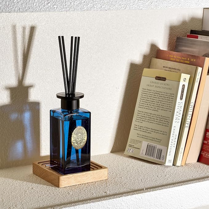 6.3 oz Large Reed Diffuser Set | Ocean Escape Scent Oil Diffuser with Sticks | Hotel Collection made from natural materials