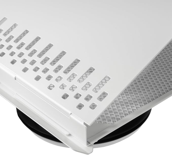 6" Inch Air Supply Vent Cover with Rubber Gasket - White Galvanized Steel - Robust Weatherproof Outdoor Air, alternate view 6