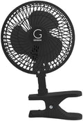 6-Inch Clip Convertible Table-Top & Clip Fan Two Quiet Speeds - Ideal For The Home, Office, Dorm, More Black (A1CLIPFANBLACK