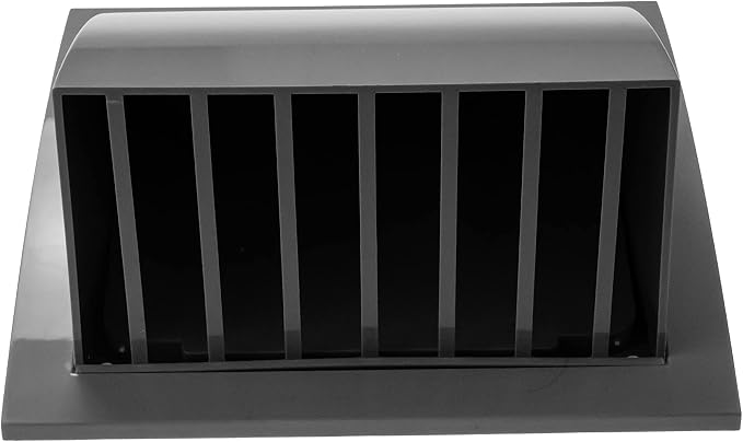 6 Inch Grey Dryer Vent Hood/Duct Cover for Walls or Ceiling/ABS Plastic Protection Hood With Rain Cover and Backdraft