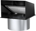 6 Inch Hooded Wall Vent, Dryer Wall Vent Cover Outside with Screen and Damper, Wall Exhaust Vent Cover, Outdoor Air Vent Cap