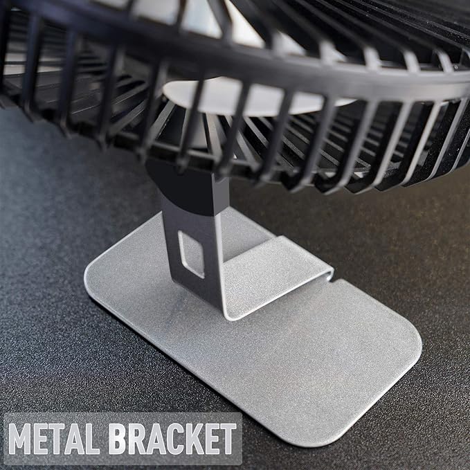 6 inch USB Small Desk Fan, 4 Speeds, Ultra-quiet, 90° Adjustment for Better Cooling, Portable Mini Powerful Desktop Table